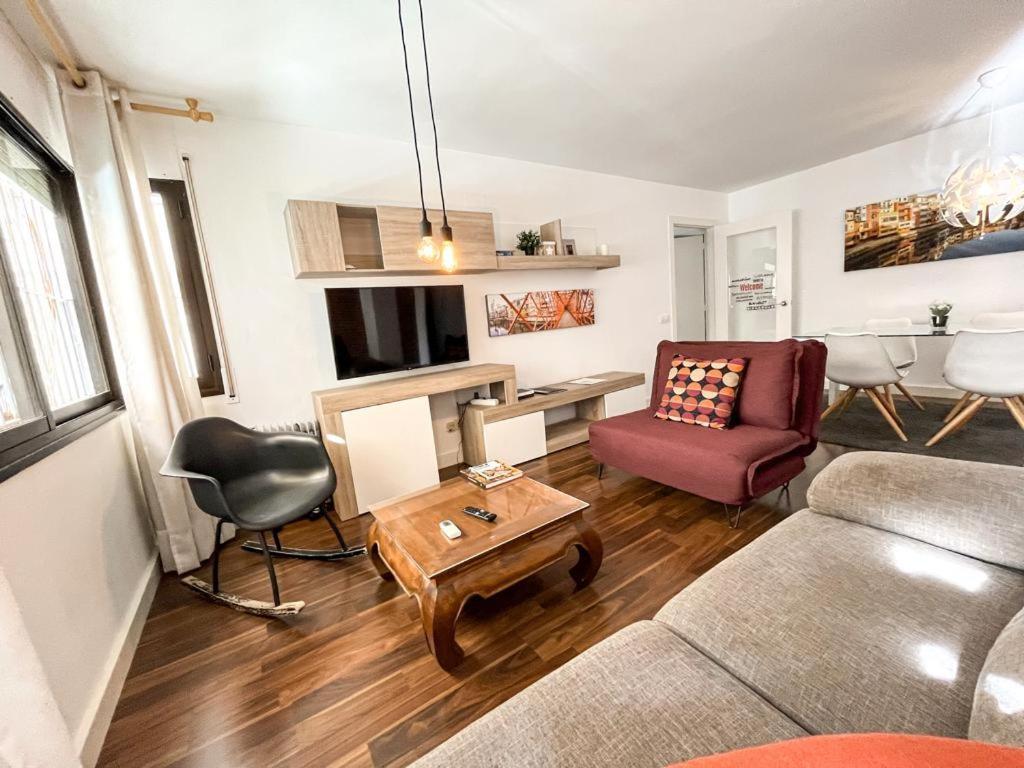 Apartamento Para 4 Con Terraza En El Centro Girona Exterior foto